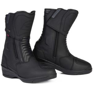 Bottes de moto Ozone Rapid Black Matte pour femmes