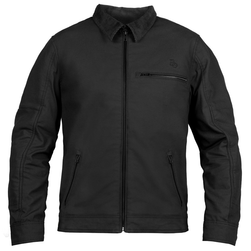 Veste moto BROGER Montana noir soldes