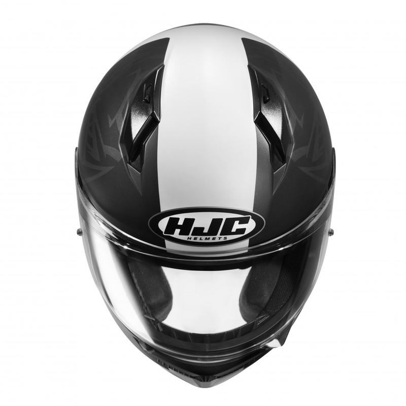 Casque moto intégral HJC C10 Fabio Quartararo 20 MC1SF noir-blanc-rouge