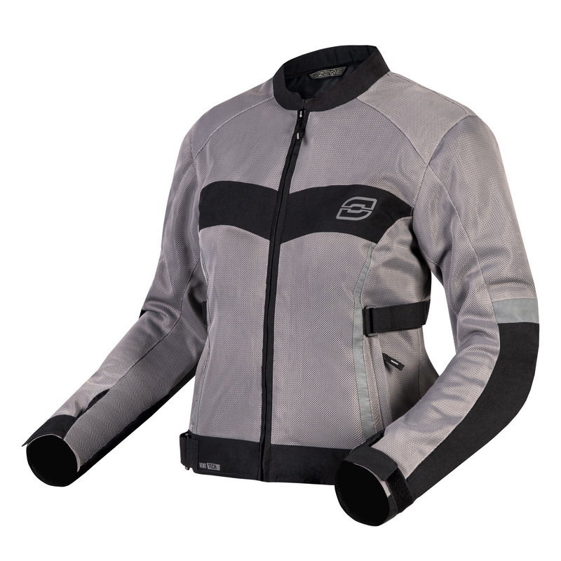Veste de moto Ozone Dart champagne pour femme