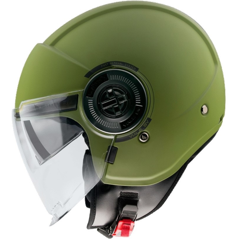 MT Viale SV S casque moto ouvert vert mat