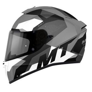 Casque moto intégral MT Blade 2 SV Fade B0 noir-gris-blanc