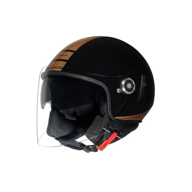 Otevřená přilba na motorku NEXX SX.60 Sienna černo-zlatá