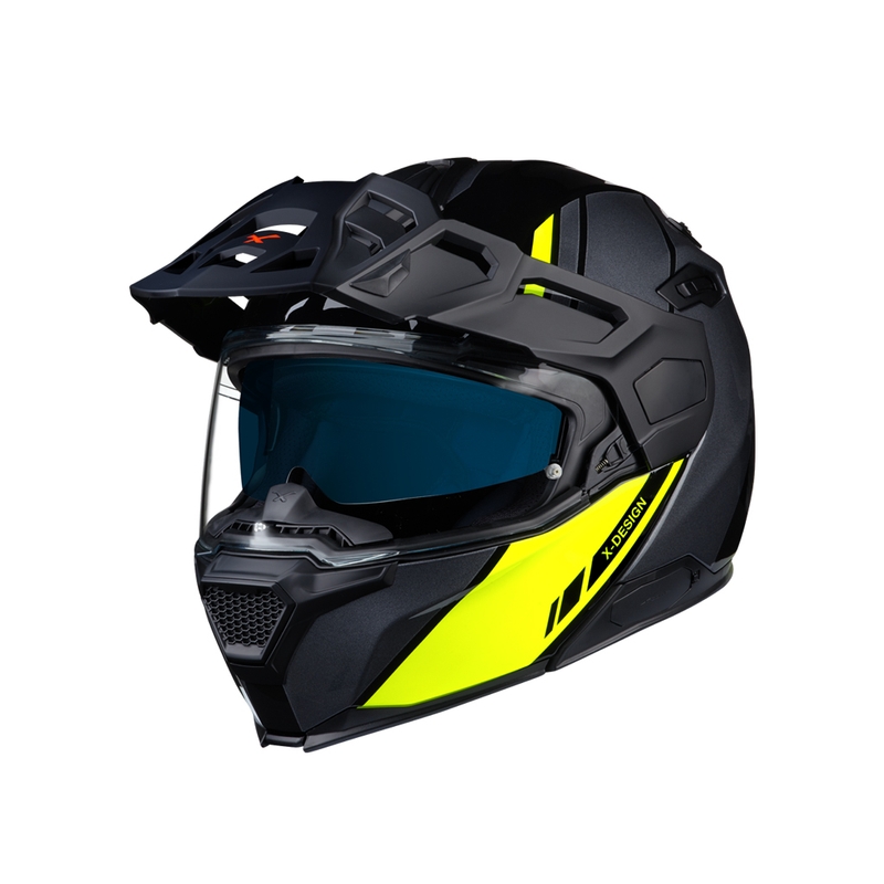 Vyklápěcí přilba NEXX X.Vilijord Hi-Viz šedo-fluo žlutá výprodej