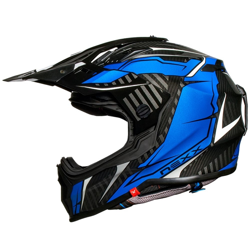 Enduro přilba NEXX X.WRL Atika černo-bílo-modrá