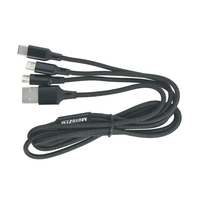 Câble USB 3in1 MotoZem