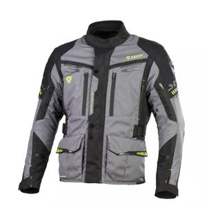 Veste de moto SECA Arrakis II gris-noir soldes