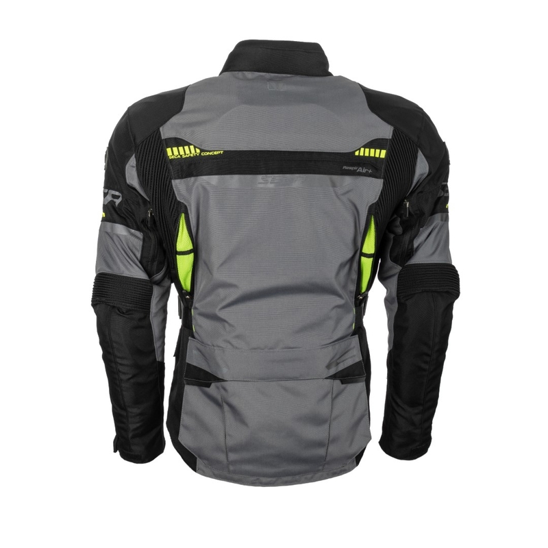 Veste de moto SECA Arrakis II gris-noir soldes