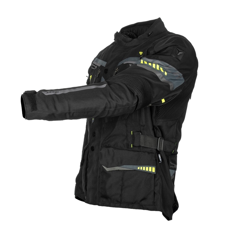 Veste moto SECA Arrakis II noir soldes