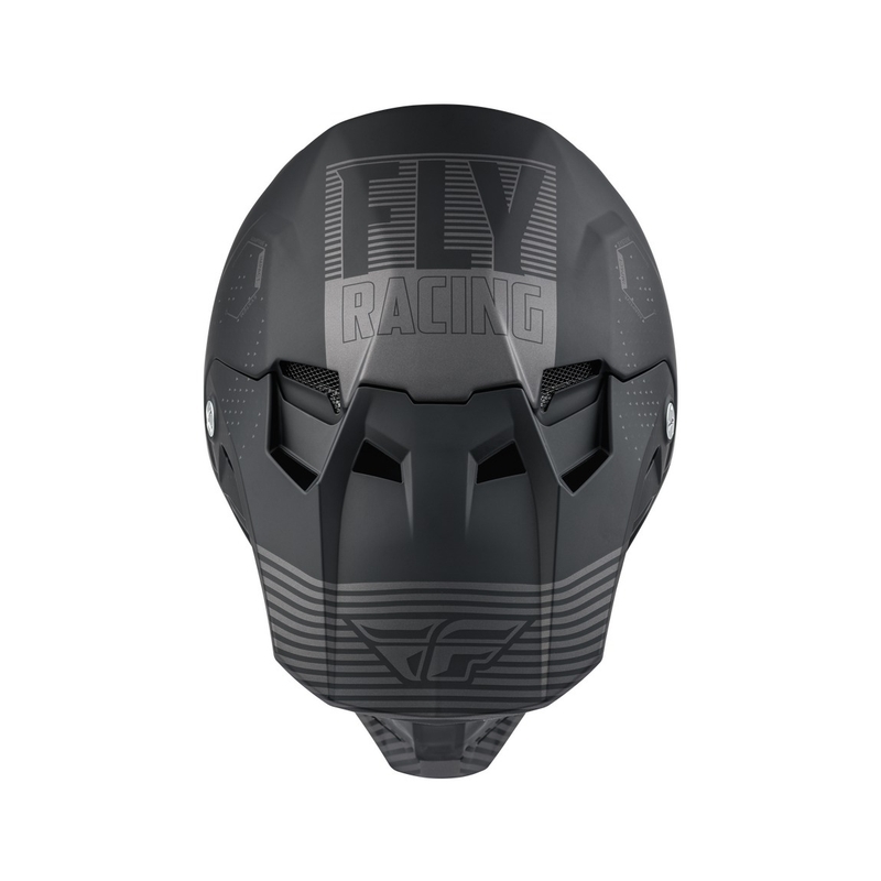 Casque motocross FLY Racing Formula CC Primary noir-gris matt