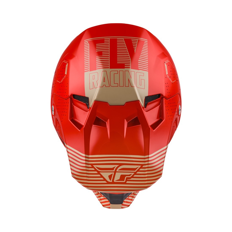 Casque motocross FLY Racing Formula CC Primary rouge-sable