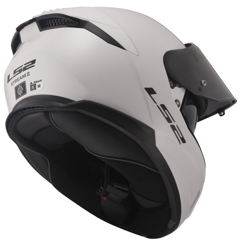 Casque intégral moto LS2 FF808 Stream II blanc brillant
