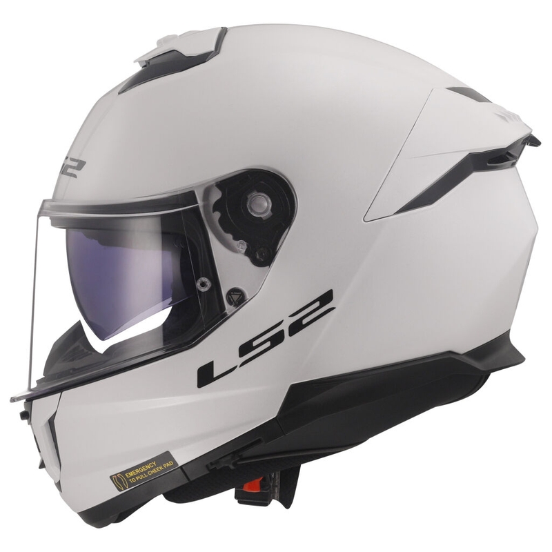 Casque intégral moto LS2 FF808 Stream II blanc brillant