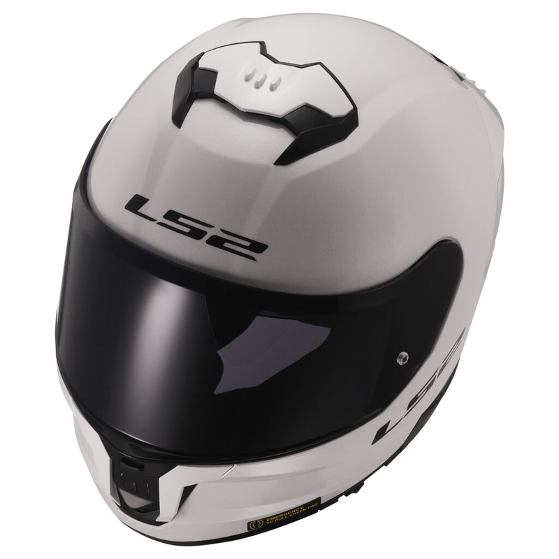 Casque intégral moto LS2 FF808 Stream II blanc brillant