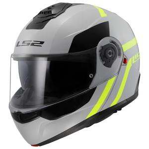 Casque à visière LS2 FF908 Strobe II Autox gris-jaune fluo