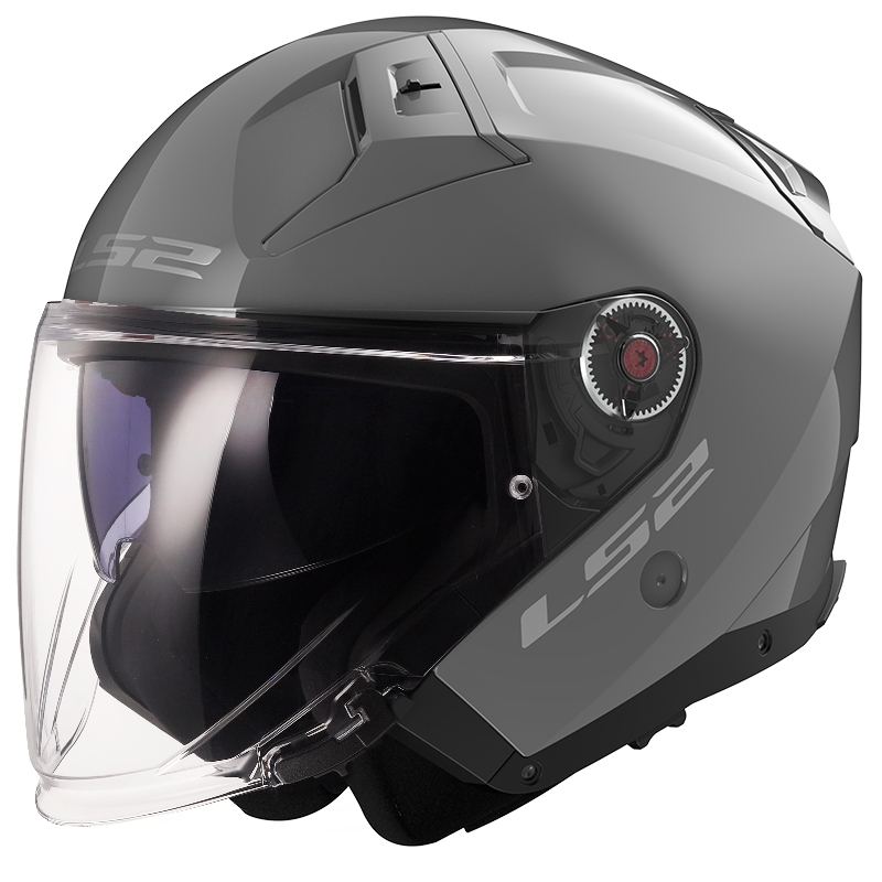 Casque ouvert LS2 OF603 Infinity II Solid Nardo grey