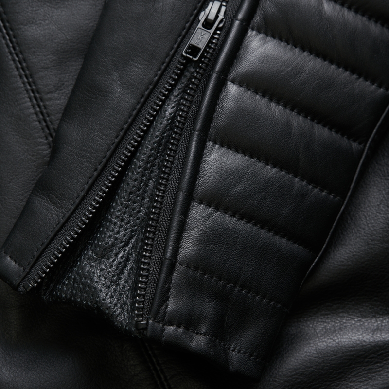 Veste moto femme BROGER Ohio noir soldes