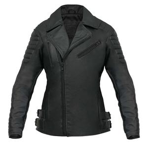 Veste moto femme BROGER Ohio noir soldes