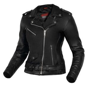 Veste moto femme Ozone Ramones Noir