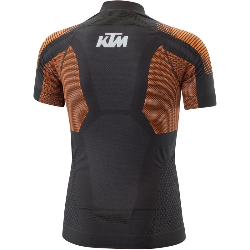 Chemise thermique à manches courtes KTM Performance noir-orange soldes