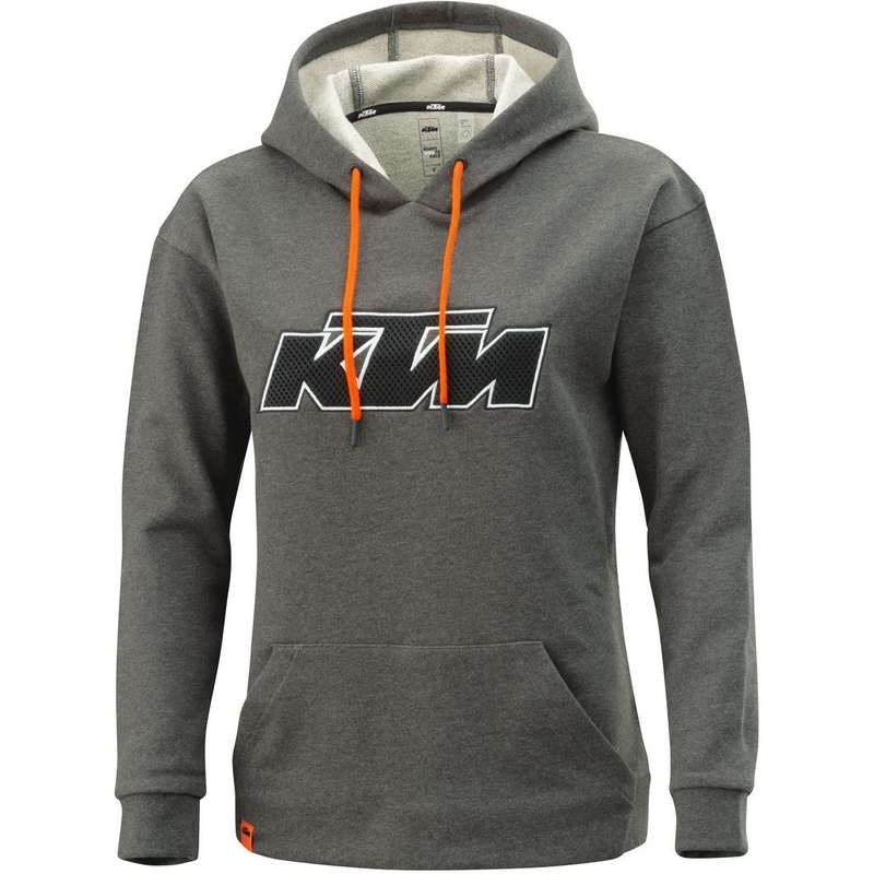 Sweat à capuche KTM Patch pour femmes, gris soldes
