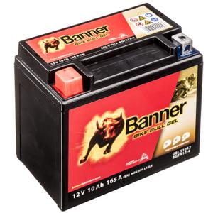 Batterie Gel Banner Bike Bull Gel 12V, YTX12-BS, 10AH, 160A
