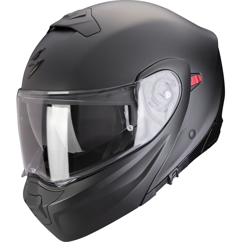Casque moto modulable Scorpion EXO-930 EVO Solid noir mat