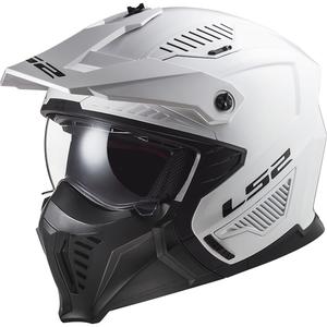 Casque moto Trial LS2 OF606 Drifter Solid White