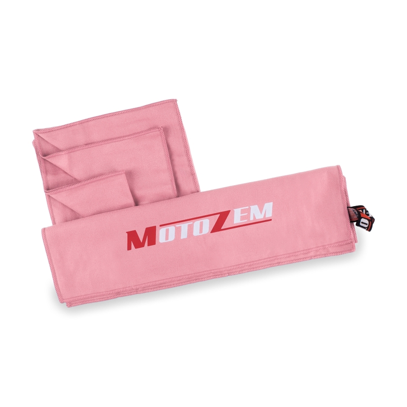 Serviette MotoZem vieux rose
