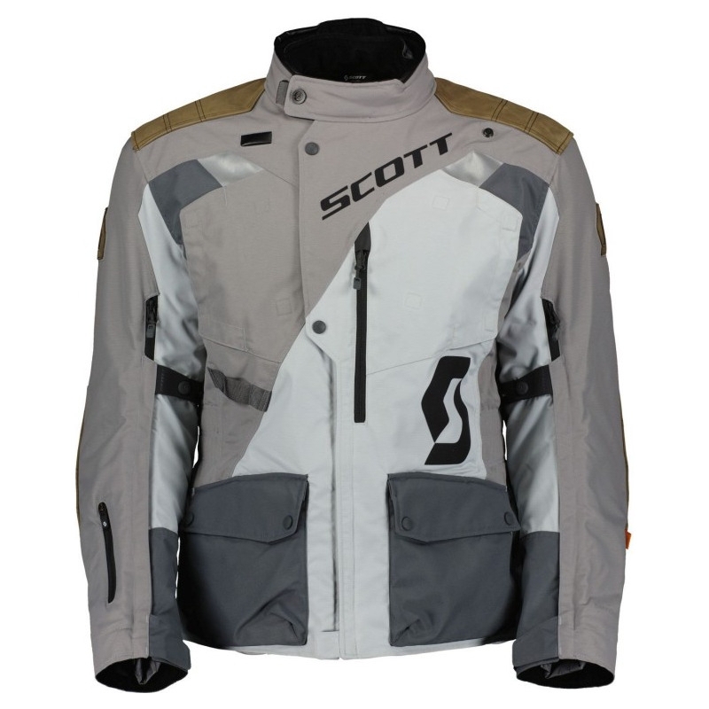 Veste moto SCOTT Dualraid Dryo gris-titane soldes