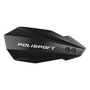Chrániče páček POLISPORT MX BULLIT Bílo/Černá s montážní sadou