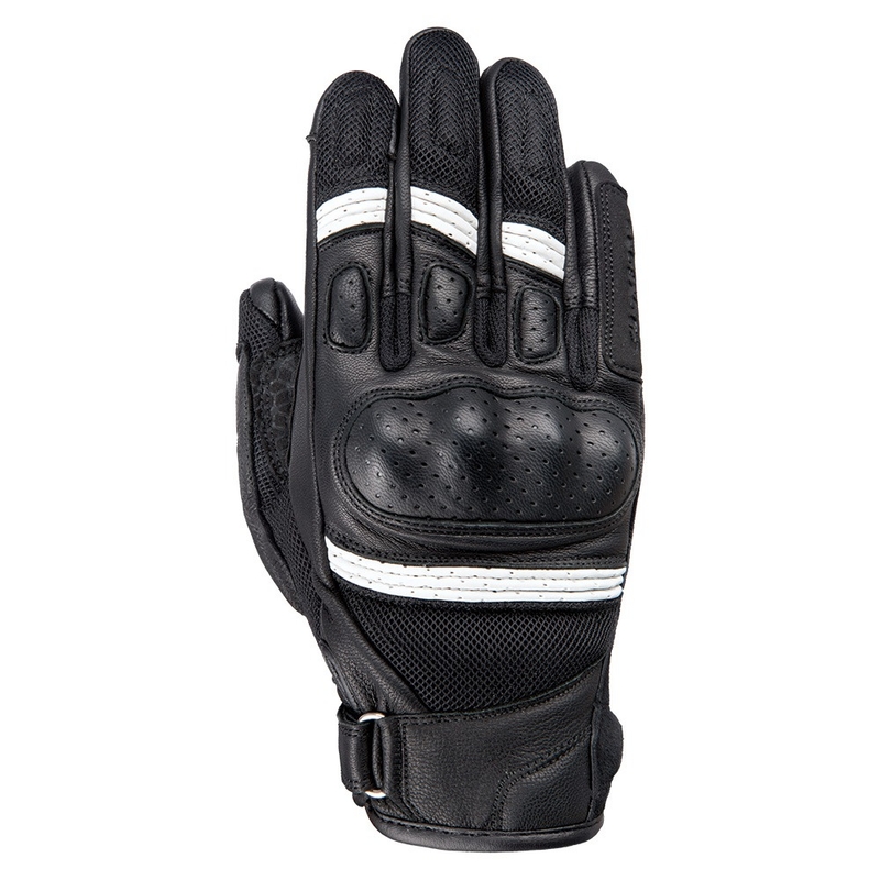 Gants moto Oxford RP-6S noir et blanc pour femme