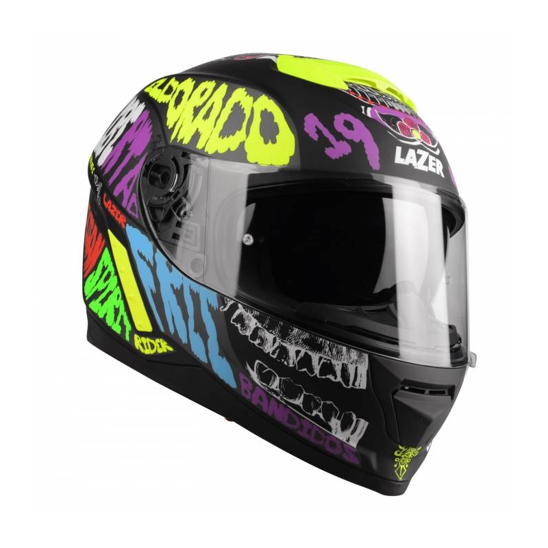 Casque moto intégral Lazer Rafale Mexicana multicolore