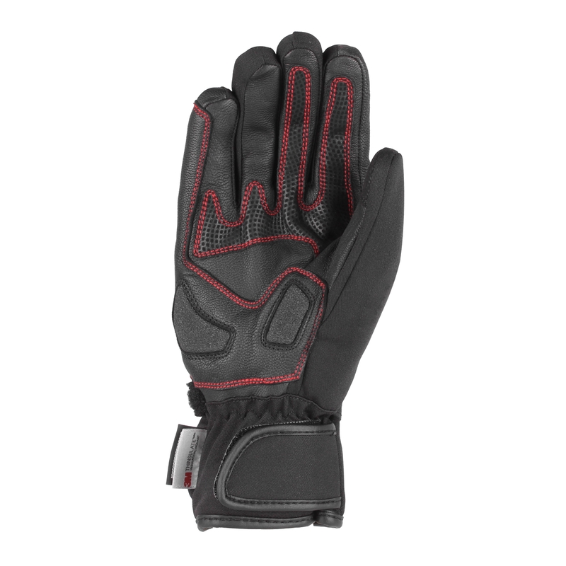 Gants de moto Street Racer Monzoon noir