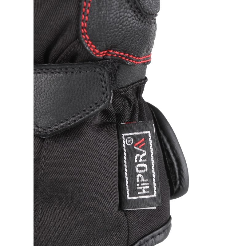 Gants de moto Street Racer Monzoon noir