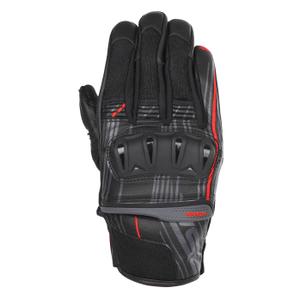Gants de moto RSA Sprint noir et rouge