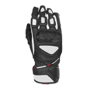 Gants moto femme RSA RX2 noir et blanc