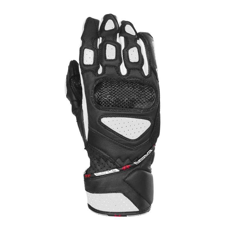 Gants moto femme RSA RX2 noir et blanc