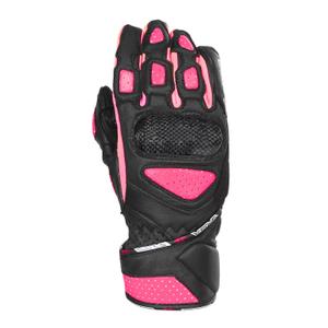 Gants moto femme RSA RX2 noir et rose