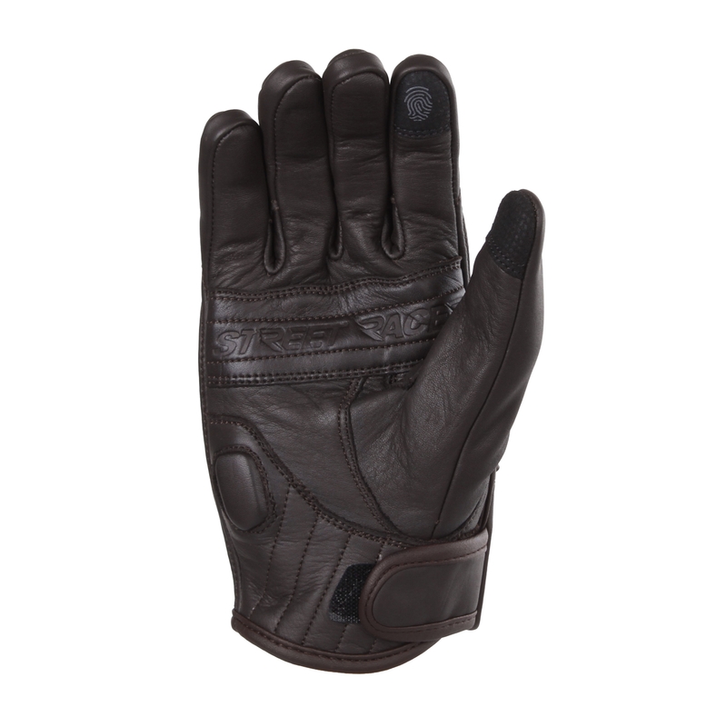 Gants moto Street Racer Striker 2 marron