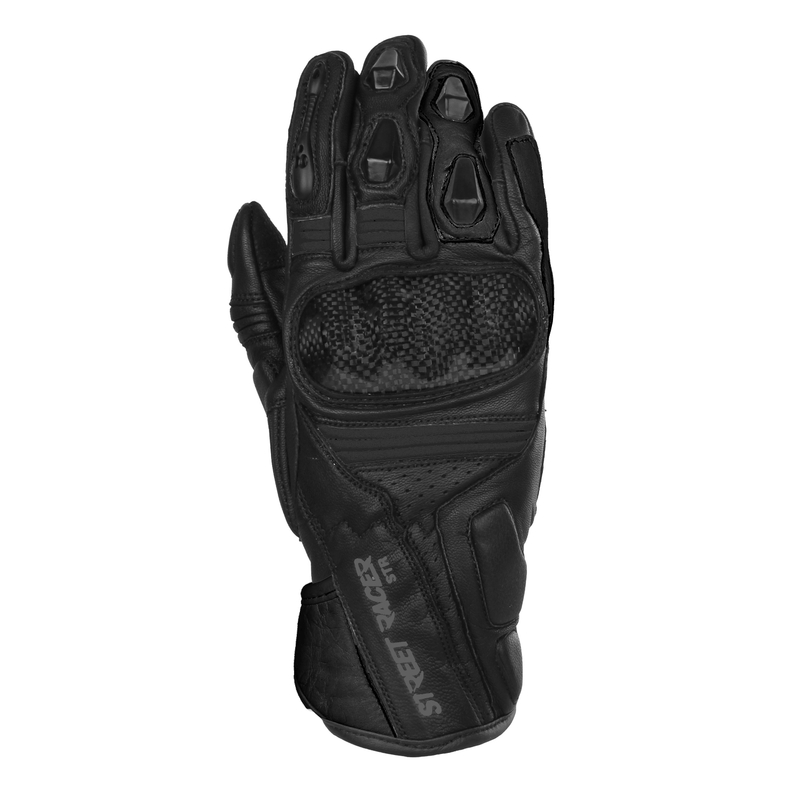 Gants de moto Street Racer STR noirs pour femmes
