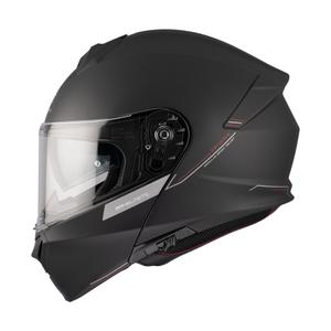 MT Genesis SV Solid A1 noir mat casque de moto à visière relevable
