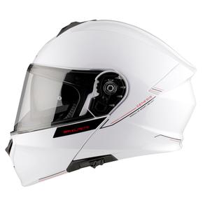 MT Genesis SV Solid A0 casque moto blanc brillant