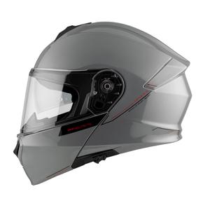 MT Genesis SV Solid A12 casque moto gris brillant