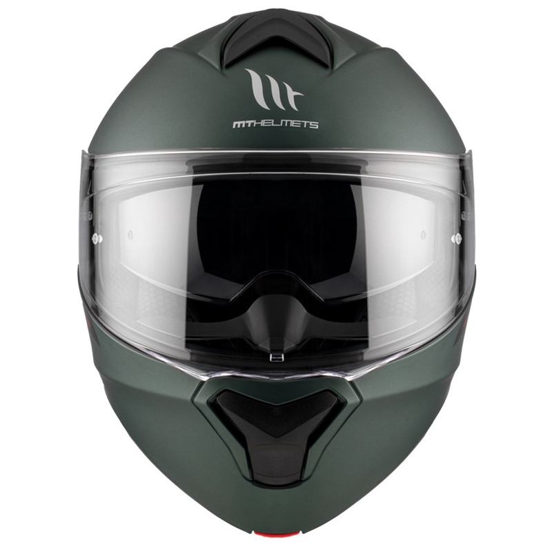 Casque moto modulable MT Genesis SV Solid A6 vert mat