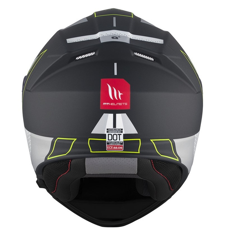 MT Genesis SV Talo B2 noir-gris-jaune fluo mat casque moto modulable soldes