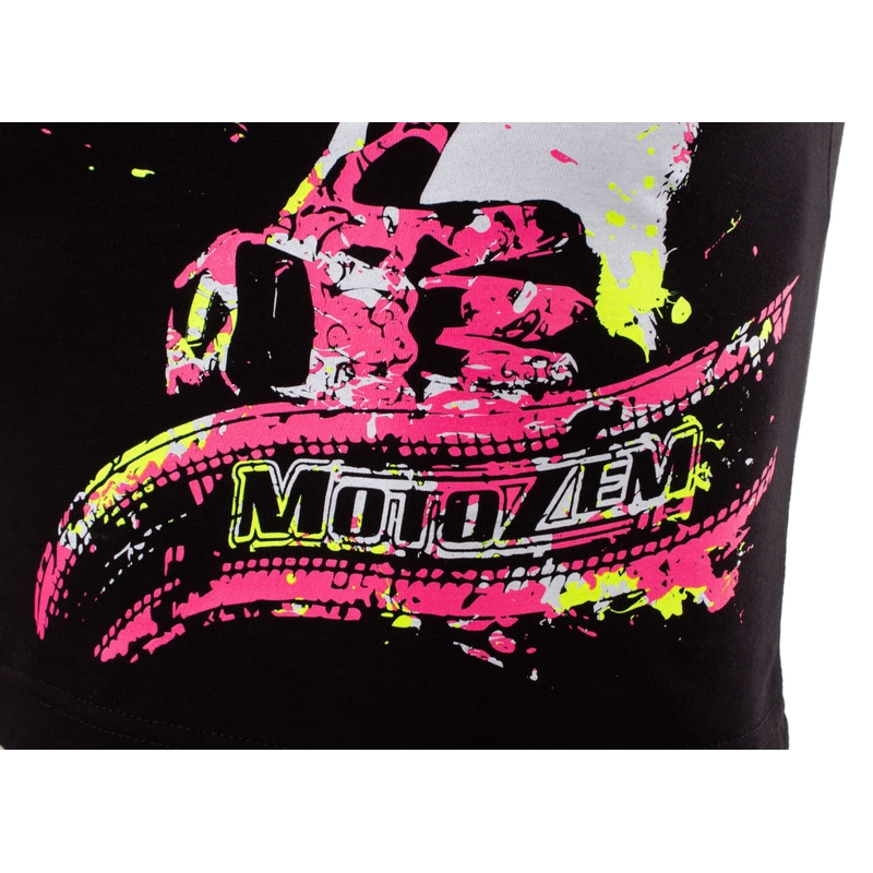 T-shirt enfants filles MotoZem - Nous vivons avec les motos