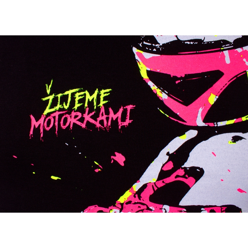 T-shirt enfants filles MotoZem - Nous vivons avec les motos