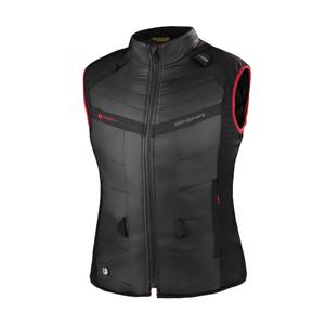 Gilet Shima Powerheat pour femme noir-rouge