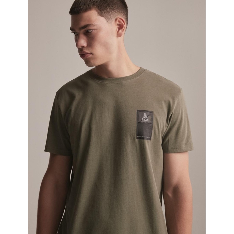 T-shirt DAKAR DKR Patch kaki